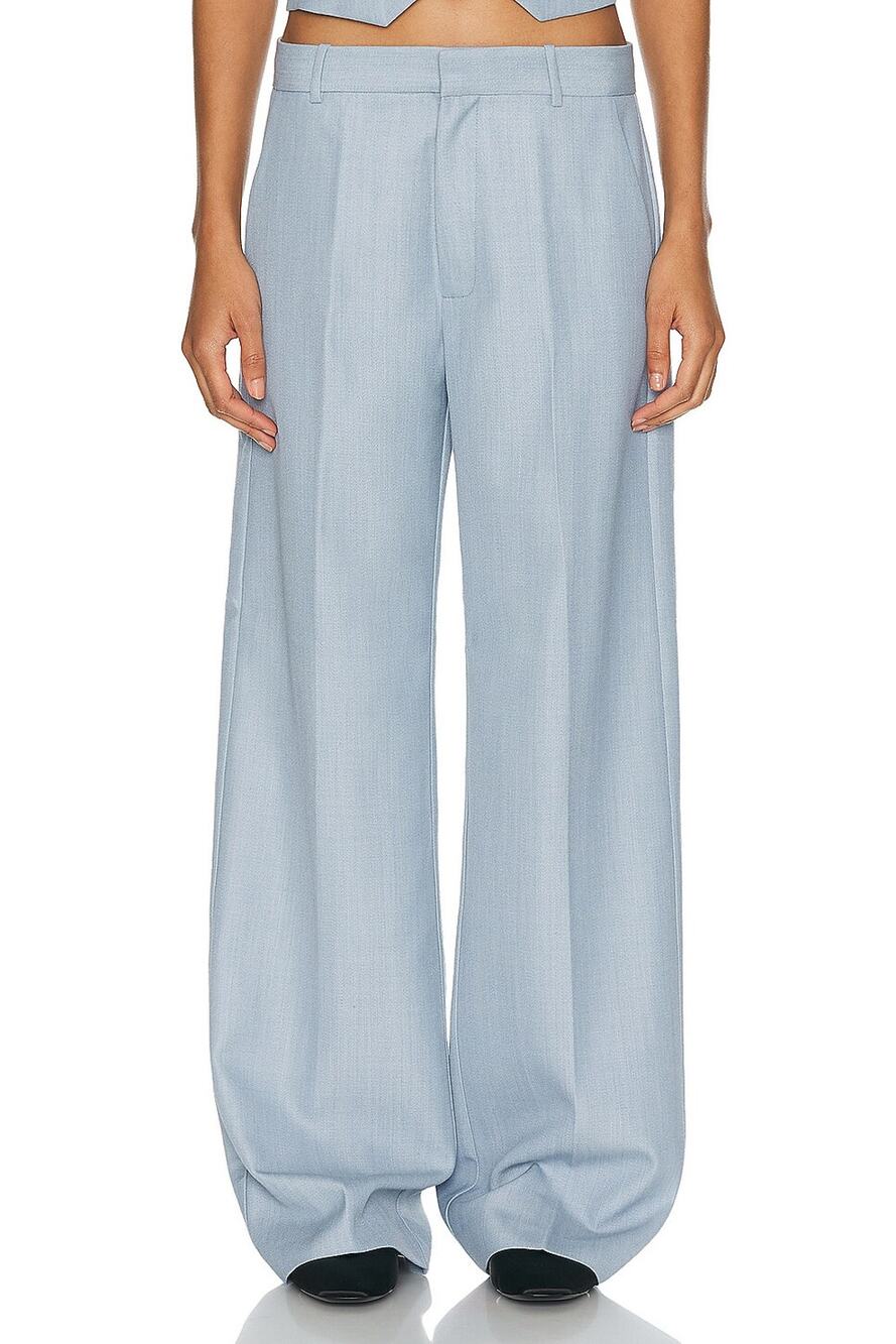 St. Agni Tailored Stone Blue Carter Trousers Size S